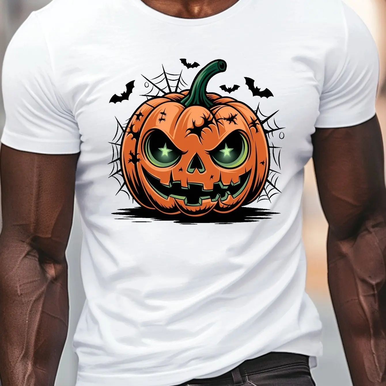 New Halloween T-shirt Pumpkin Printed Short Sleeve 100%Cotton Round Neck Men's Clothing Holiday Fashion Outdoor Tee Tops
New Halloween T-shirt Pumpkin Printed Short Sleeve 100%Cotton Round Neck Men's Clothing Holiday Fashion Outdoor Tee Tops