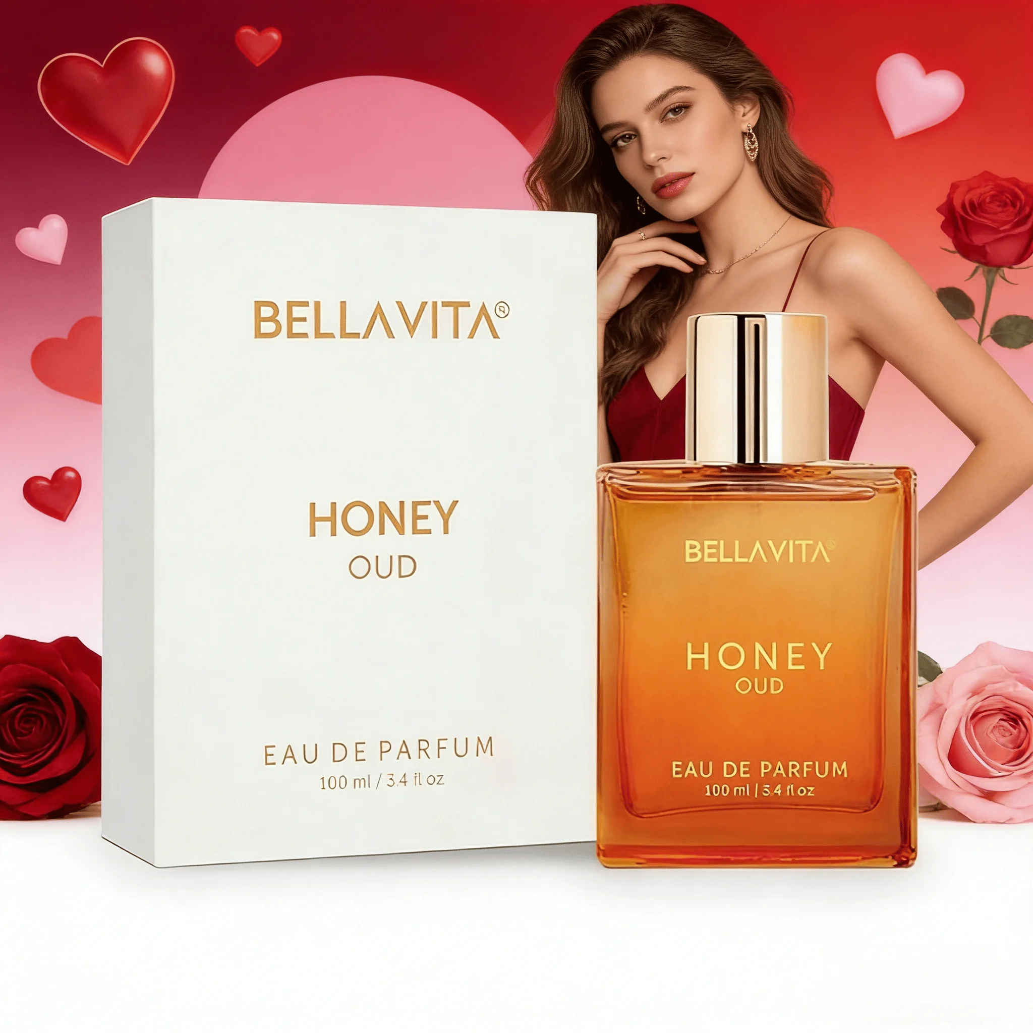 BellaVita Honey Oud Eau De Parfum (EDP) | Бергамот, амбра и ветивер | Древесно-мускусный аромат | Долговечный | Без жестокости к животным
BellaVita Honey Oud Eau De Parfum (EDP) | Бергамот, амбра и ветивер | Древесно-мускусный аромат | Долговечный | Без жестокости к животным