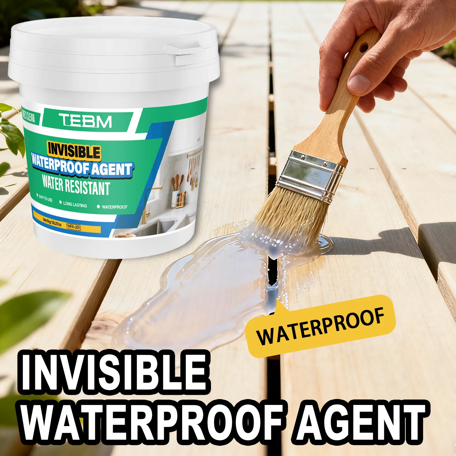 1kg Invisible waterproof Coating waterproof Sealant Roof Sealant hose Sealant Uretan Paint Anti-Leaking waterproof Coating Glue
1kg Invisible waterproof Coating waterproof Sealant Roof Sealant hose Sealant Uretan Paint Anti-Leaking waterproof Coating Glue