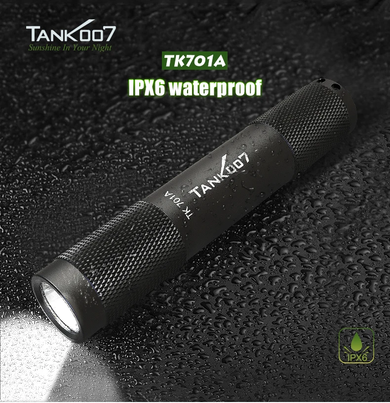 TANK007 TK701A 80LM Mini Pen LED Flashlight Outdoor Waterproof Pocket Flashlight AAA Battery for Camping Hunting
TANK007 TK701A 80LM Mini Pen LED Flashlight Outdoor Waterproof Pocket Flashlight AAA Battery for Camping Hunting