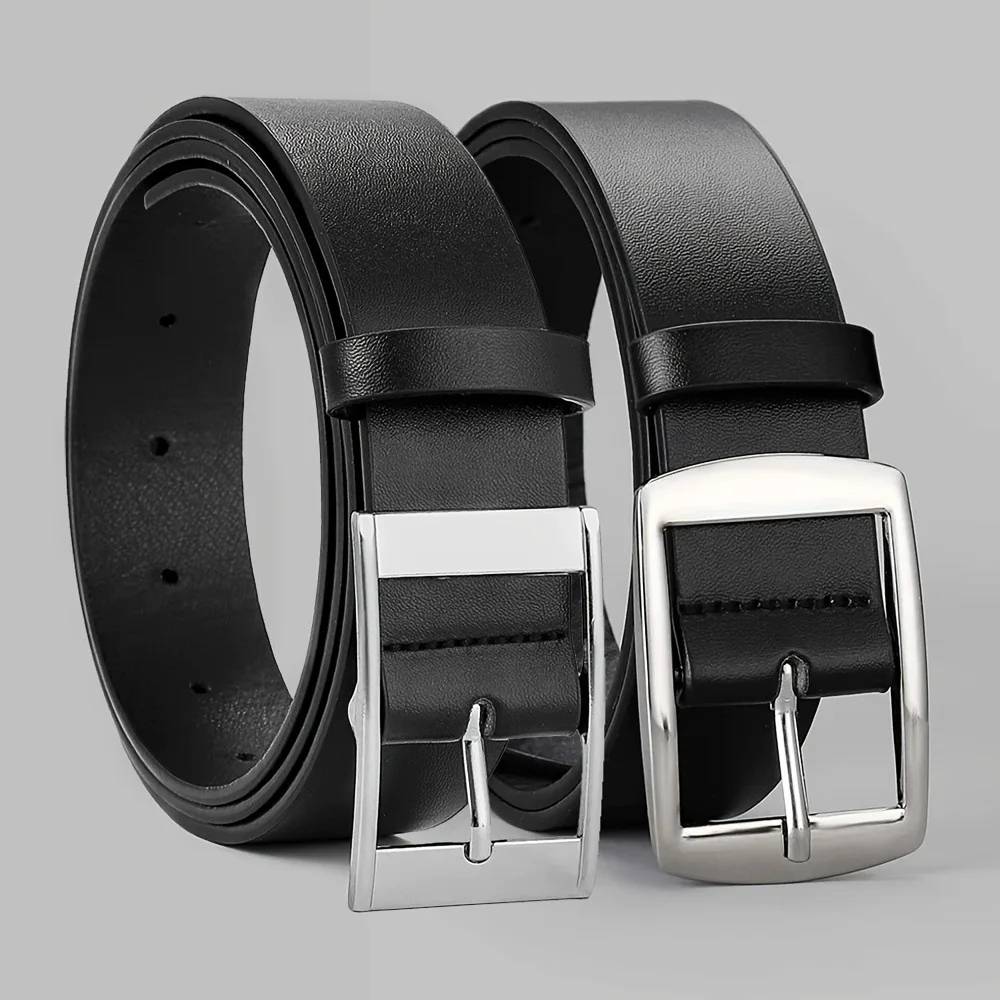 Fashion Faux Leather Belt with Pin Buckle Decorative Belt for Men PU Bussiness Belt for Jeans Pants
Fashion Faux Leather Belt with Pin Buckle Decorative Belt for Men PU Bussiness Belt for Jeans Pants