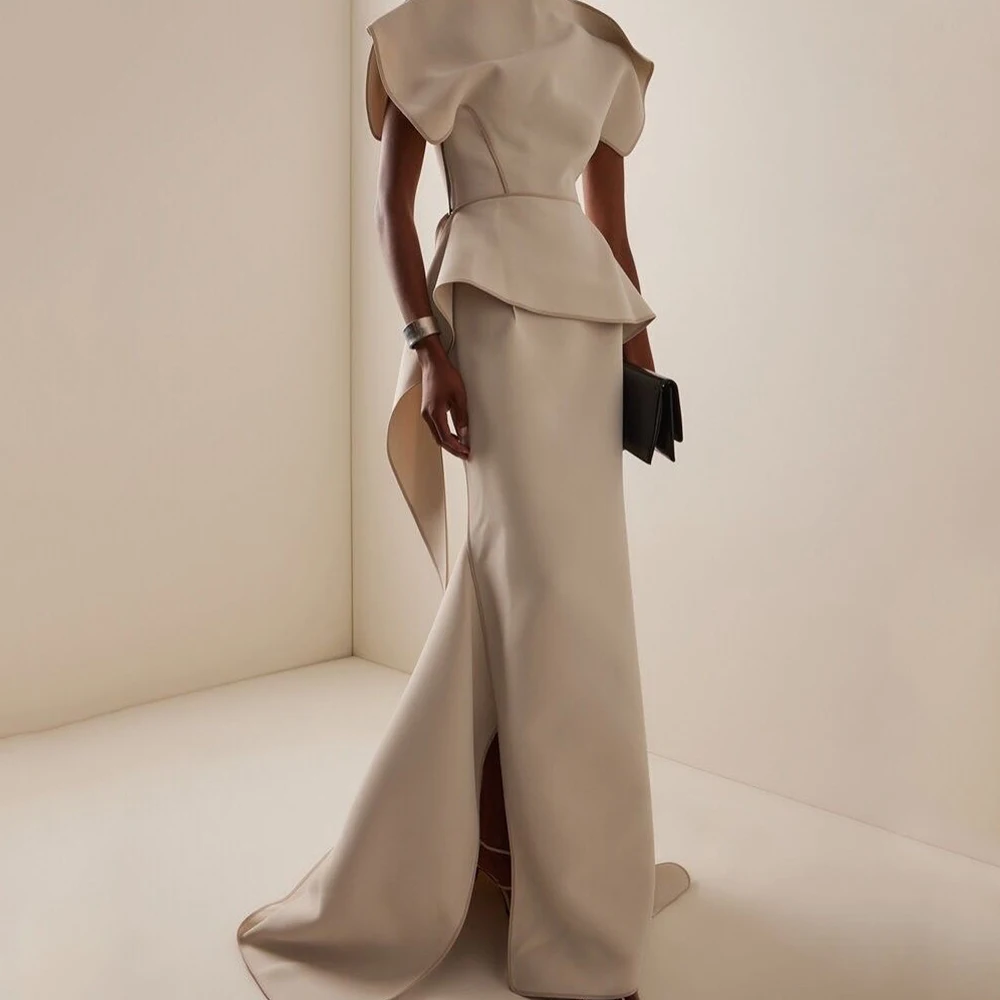 Modern Evening Dress 2 Piece Side Split Sleeveless Trumpet/Mermaid Evening Gowns for Women 2025
Modern Evening Dress 2 Piece Side Split Sleeveless Trumpet/Mermaid Evening Gowns for Women 2025