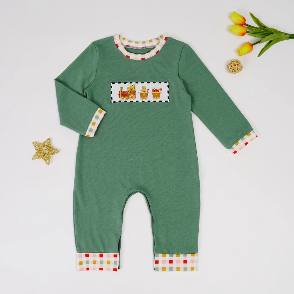 Christmas Jumpsuit Baby Boy Clothes New Style Romper Gingerbread Man Embroidery Bodysuit Long Sleeve Pants Bodysuit For Boys
Christmas Jumpsuit Baby Boy Clothes New Style Romper Gingerbread Man Embroidery Bodysuit Long Sleeve Pants Bodysuit For Boys
