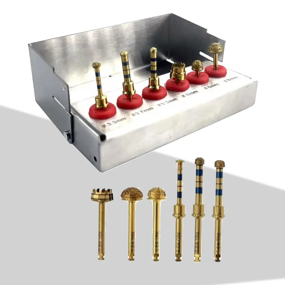 Professional Dental Implant Surgery Kit Golden Sinus Lift Membrane Diamond Coated Bur Drills & Lateral Approach Reamer Tool
Professional Dental Implant Surgery Kit Golden Sinus Lift Membrane Diamond Coated Bur Drills & Lateral Approach Reamer Tool