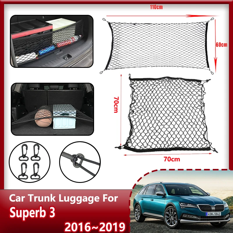Car Trunk Net For Skoda Superb 3 Accessories 2016-2019 B8 3V Car Floor Boot Trunk Net Elastic Storage Organizer Part Accessories
Car Trunk Net For Skoda Superb 3 Accessories 2016-2019 B8 3V Car Floor Boot Trunk Net Elastic Storage Organizer Part Accessories