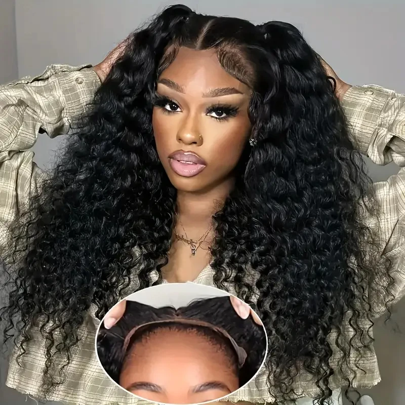 Deep Wave Human Hair Wigs Glueless Wig Water Wave Wig Pre-Cut Lace 5x5Wear And Go Glueless Wigs Lace Front Human Hair Wig
Deep Wave Human Hair Wigs Glueless Wig Water Wave Wig Pre-Cut Lace 5x5Wear And Go Glueless Wigs Lace Front Human Hair Wig