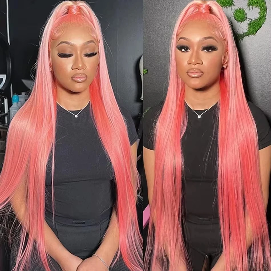 Pink Lace Front Wig Human Hair Straight Wigs Pre Plucked Human Hair Wigs 13x4 13x6 HD Lace Frontal Wig Human Hair 200 Density
Pink Lace Front Wig Human Hair Straight Wigs Pre Plucked Human Hair Wigs 13x4 13x6 HD Lace Frontal Wig Human Hair 200 Density