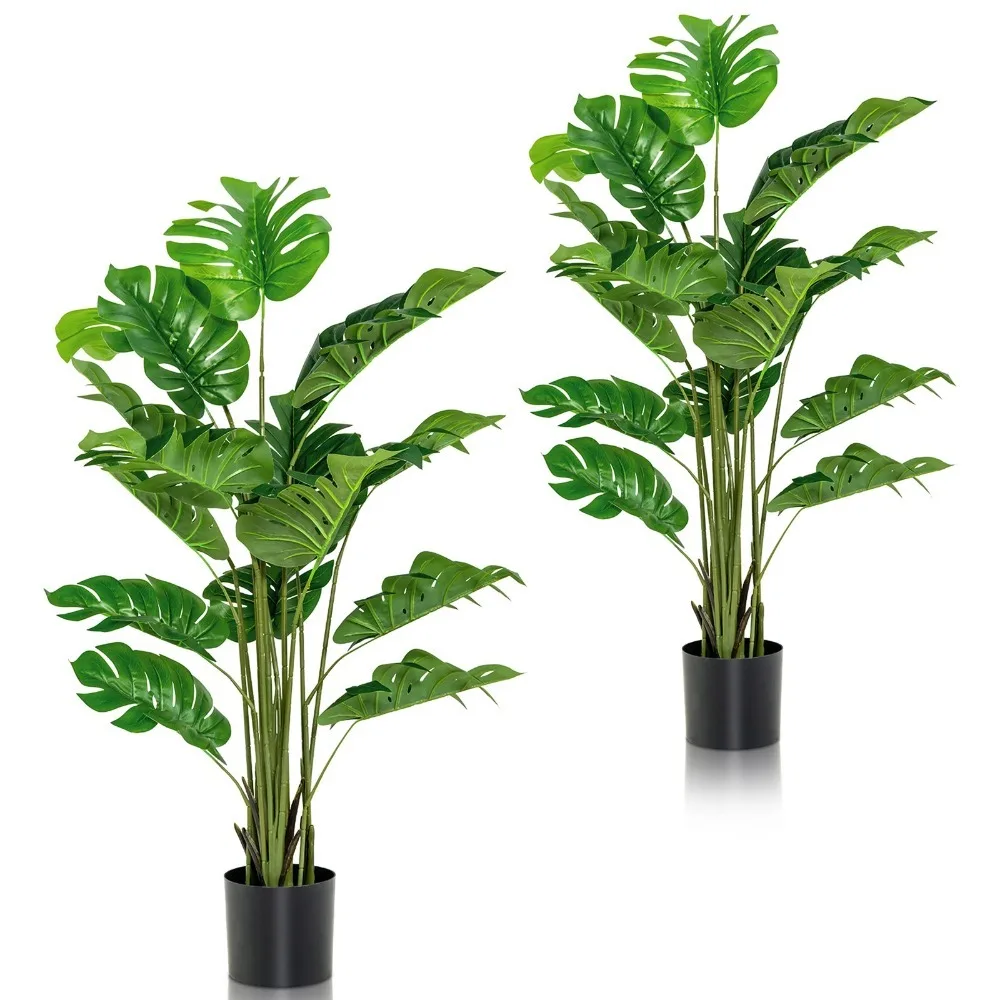 2-Pack 5 ft Artificial Tree Potted Fake Faux Monstera Deliciosa Plant Home
2-Pack 5 ft Artificial Tree Potted Fake Faux Monstera Deliciosa Plant Home