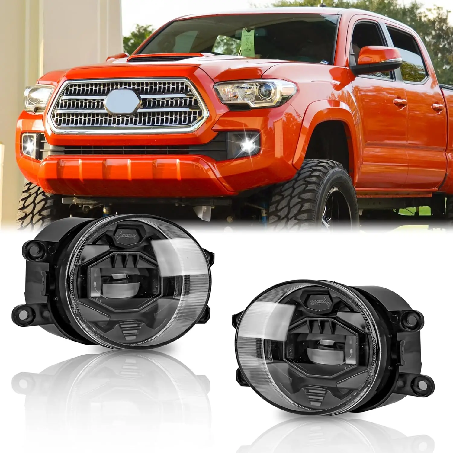 LED Fog Lights Assembly for Tacoma 2016-2021 / 4Runner 2014-2019 / Camry 2007-2013 / Corolla 2009-2019 / Solara Lexus Bumper
LED Fog Lights Assembly for Tacoma 2016-2021 / 4Runner 2014-2019 / Camry 2007-2013 / Corolla 2009-2019 / Solara Lexus Bumper