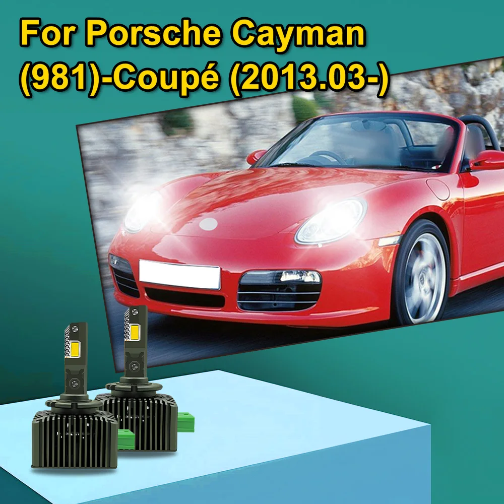 2 светодиодных фар HID Canbus 30000LM D3S D3R 110W для Porsche Cayman (981) Coupe 2013.03 -2014 2015 2016 2017 2018 2019 2020+
2 светодиодных фар HID Canbus 30000LM D3S D3R 110W для Porsche Cayman (981) Coupe 2013.03 -2014 2015 2016 2017 2018 2019 2020+
