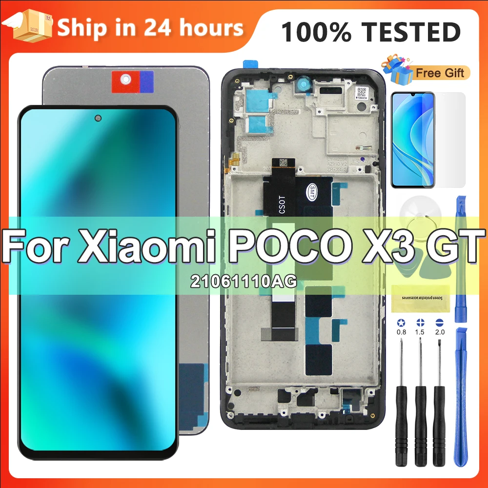 6.6'' AMOLED for Xiaomi POCO X3 GT Screen LCD Display Digitizer Assembly For POCO X3 GT 21061110AG Touch Screen Replacement
6.6'' AMOLED for Xiaomi POCO X3 GT Screen LCD Display Digitizer Assembly For POCO X3 GT 21061110AG Touch Screen Replacement