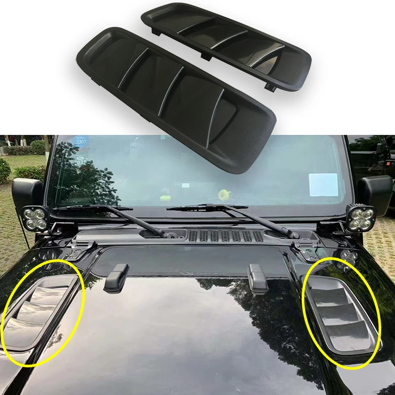 Lantsun JL1150 Hood Air Outlet ABS Front Engine Hood Vent Trim for Jeep for Wrangler JL2018+, 1pair
Lantsun JL1150 Hood Air Outlet ABS Front Engine Hood Vent Trim for Jeep for Wrangler JL2018+, 1pair