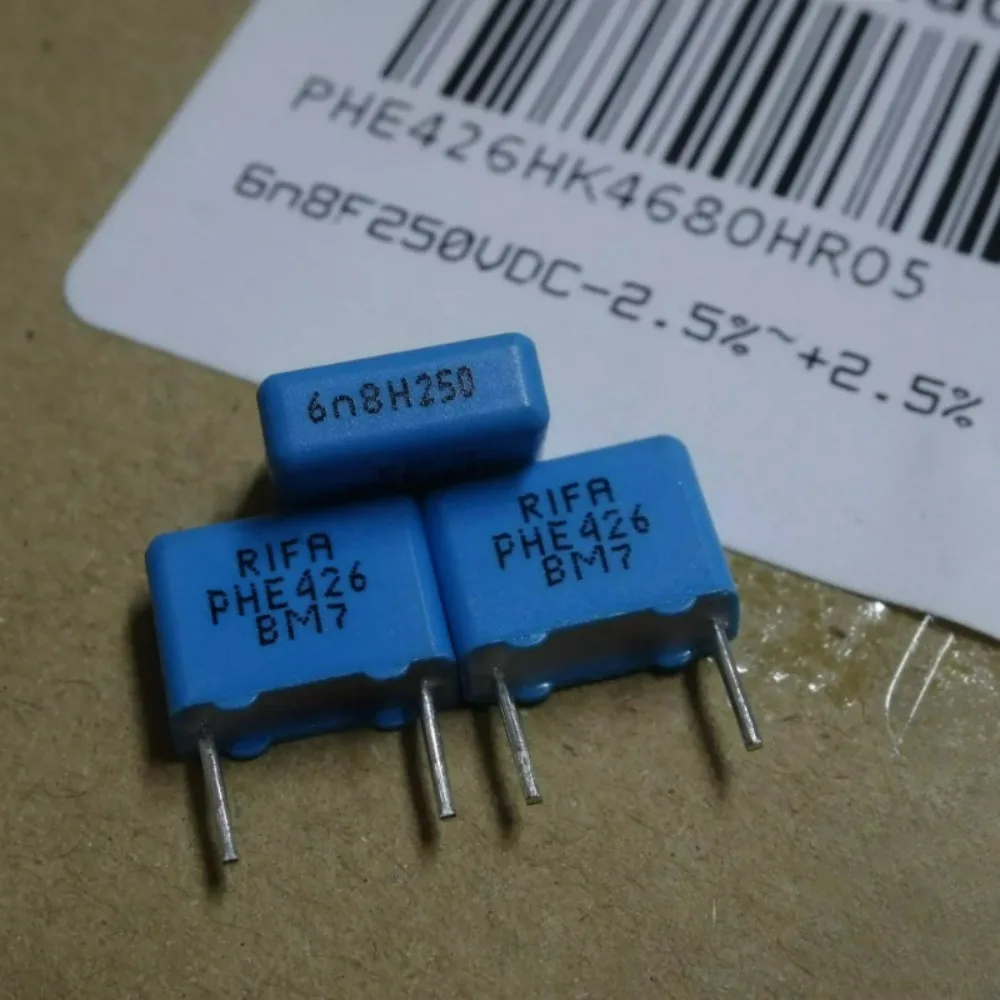 10pcs/lot RIFA PHE426 0.0068uf 250V 6.8nf 6800pf 6n8 682 H Brand New 7.5mm High-Precision Film Capacitor PHE426HK4680HR05
10pcs/lot RIFA PHE426 0.0068uf 250V 6.8nf 6800pf 6n8 682 H Brand New 7.5mm High-Precision Film Capacitor PHE426HK4680HR05