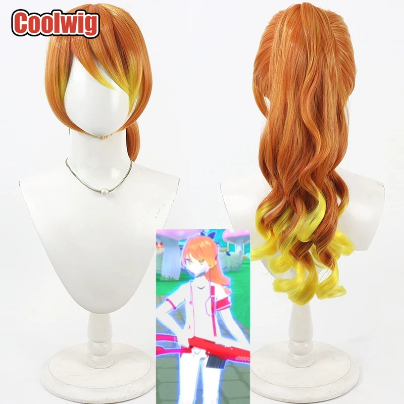 Coolwig Synthetic Hair Orange Mixed Blonde Ponytail Cosplay Wigs Compass: Combat Providence Analysis System Wig Heat Resistant
Coolwig Synthetic Hair Orange Mixed Blonde Ponytail Cosplay Wigs Compass: Combat Providence Analysis System Wig Heat Resistant