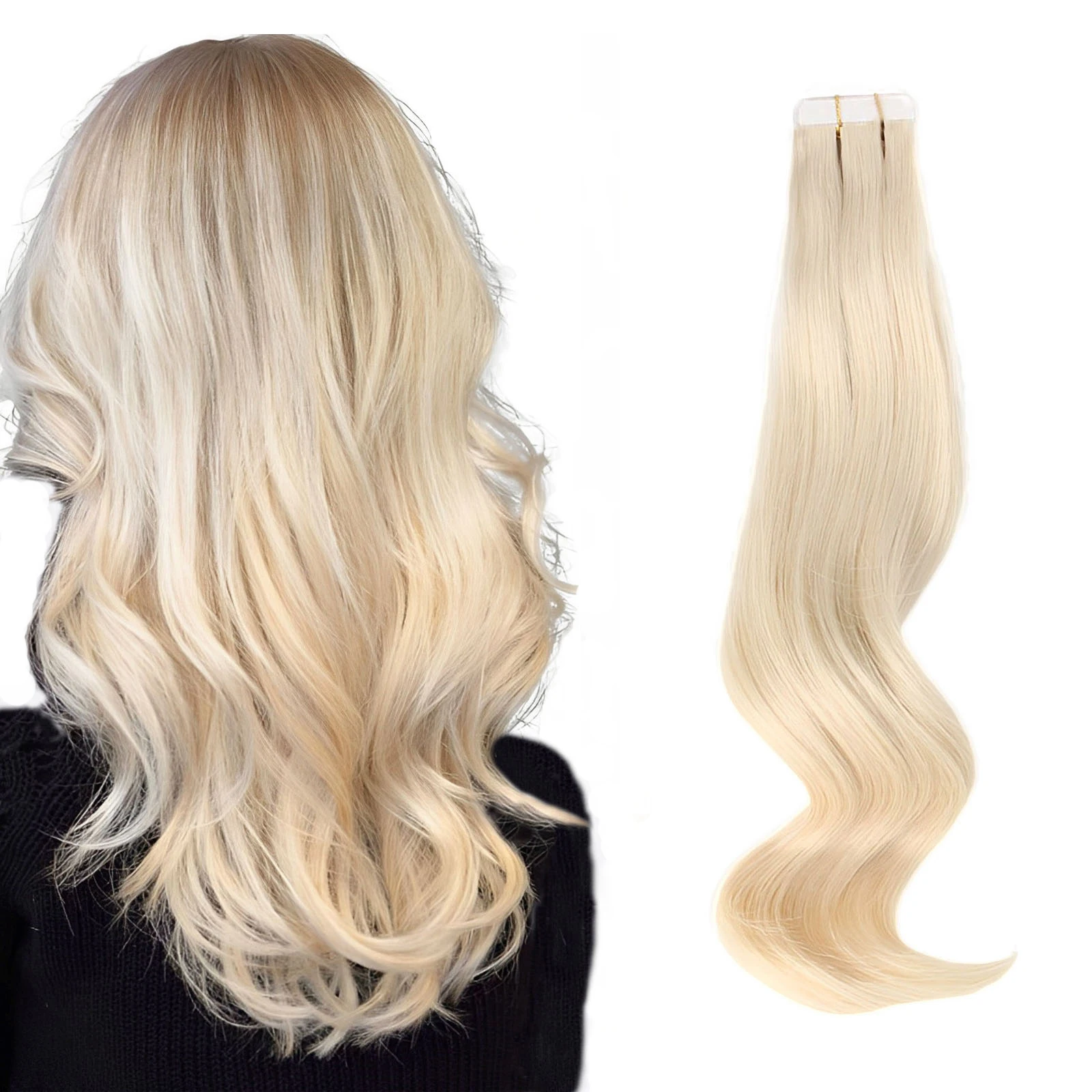 Sixstarhair Tape in hair extensions Human Hair 30G 20Pcs 12Inch 100% Real Remy Human Hair Pre-Taped Hair Extensions For Women
Sixstarhair Tape in hair extensions Human Hair 30G 20Pcs 12Inch 100% Real Remy Human Hair Pre-Taped Hair Extensions For Women