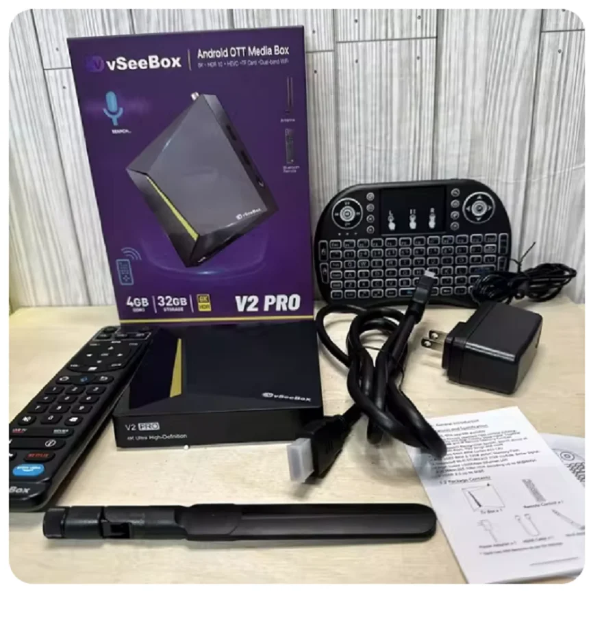 Горячая Распродажа купите 2 получите 1 бесплатно VSeeBox V2 Pro Android Media 2023 Вт/мини-клавиатура
Горячая Распродажа купите 2 получите 1 бесплатно VSeeBox V2 Pro Android Media 2023 Вт/мини-клавиатура