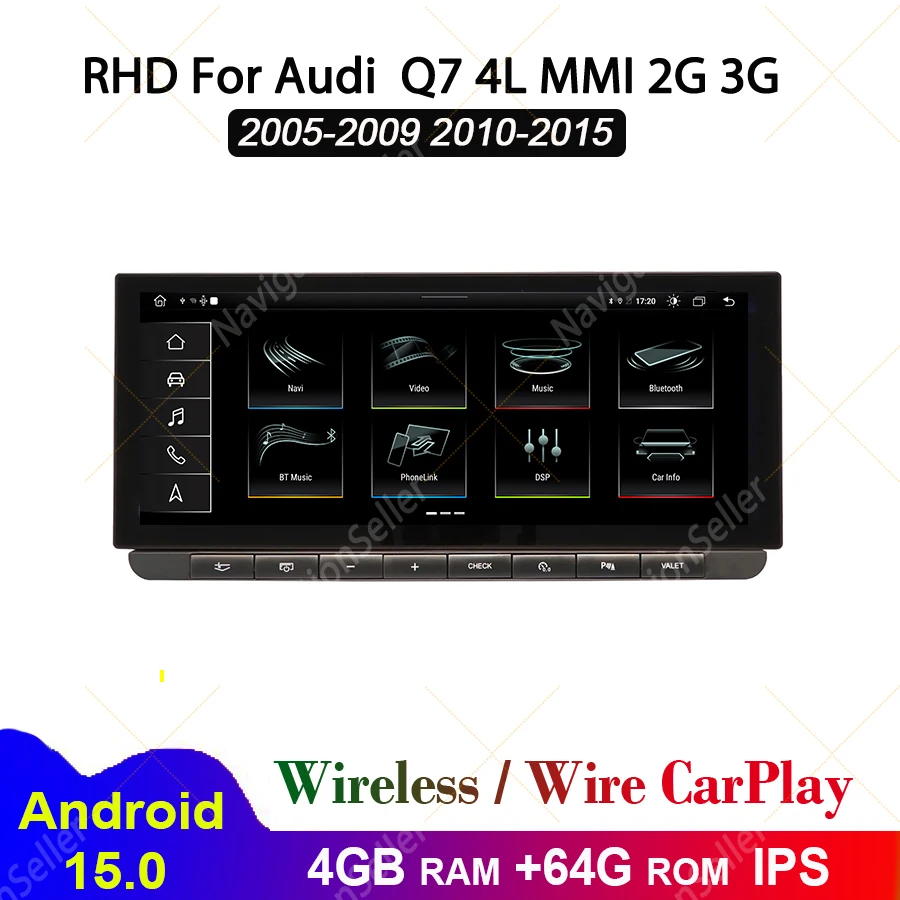 RHD 12.3 For Audi Q7 4L 2005-2015 MMI Android Wireless CarPlay GPS Intelligent Multimedia Player Navigation Auto Radio Stereo BT
RHD 12.3 For Audi Q7 4L 2005-2015 MMI Android Wireless CarPlay GPS Intelligent Multimedia Player Navigation Auto Radio Stereo BT