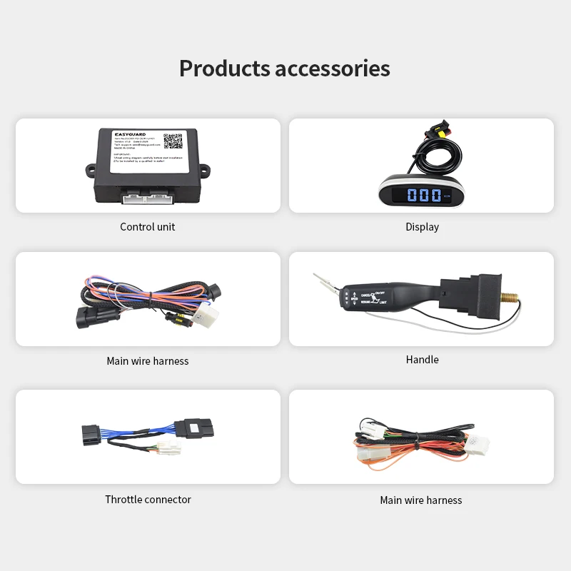 EASYGUARD Cruise control system fit for Ford Fiesta Tourneo Focus Transit Escape Mondeo from 2010-2020 with 6 pin DC version
EASYGUARD Cruise control system fit for Ford Fiesta Tourneo Focus Transit Escape Mondeo from 2010-2020 with 6 pin DC version
