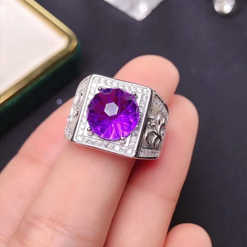 KJJEAXCMY 925 Sterling silver natural fireworks amethyst men's ring to send boyfriend birthday party New Year wedding gift
KJJEAXCMY 925 Sterling silver natural fireworks amethyst men's ring to send boyfriend birthday party New Year wedding gift