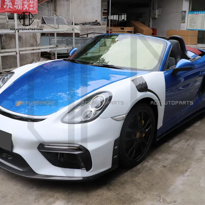High Quality Fenders Carbon Fiber FRP Unpainted Auto Car front Fenders For Porsche 718 981 Boxster Cayman Body Kit
High Quality Fenders Carbon Fiber FRP Unpainted Auto Car front Fenders For Porsche 718 981 Boxster Cayman Body Kit