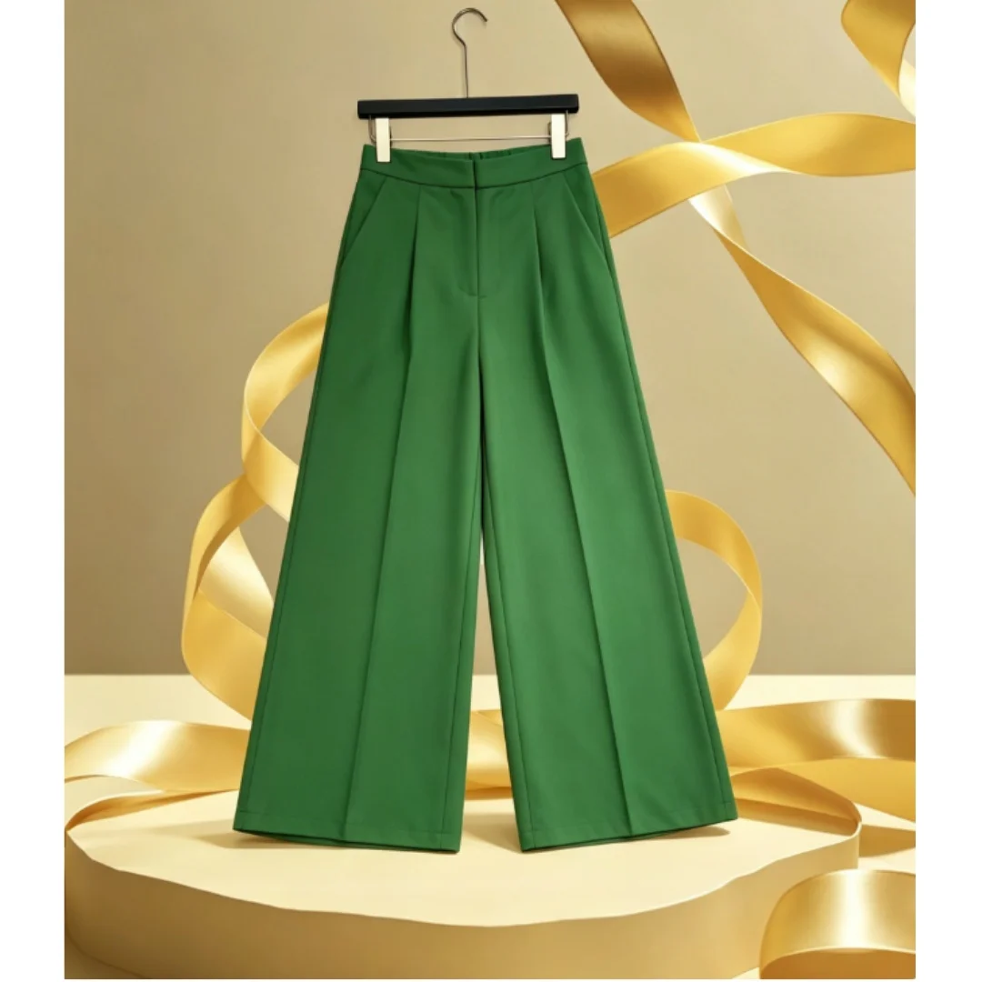 Summer New Style Women's Fashionable Satin-print Straight-leg Wide-leg Pants
Summer New Style Women's Fashionable Satin-print Straight-leg Wide-leg Pants