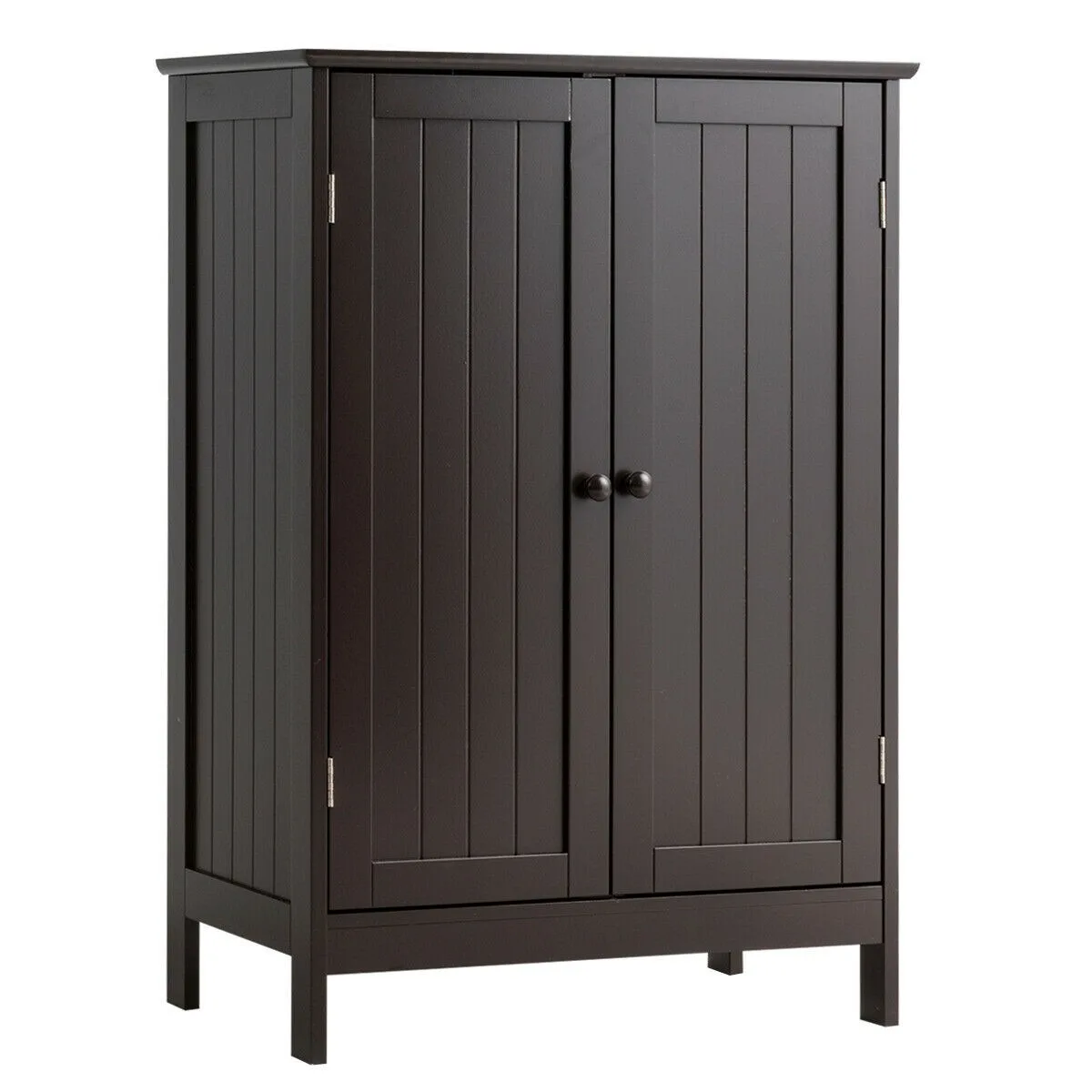 Bathroom Floor Storage Cabinet Double Door Kitchen Cupboard Shoe Cabinet Brown
Bathroom Floor Storage Cabinet Double Door Kitchen Cupboard Shoe Cabinet Brown
