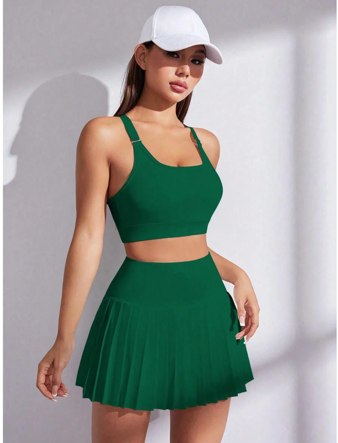 2pcs/Set Women Spaghetti Strap Tank Top And Casual Skirt Outfit Workout Women Setwomen Workout Set
2pcs/Set Women Spaghetti Strap Tank Top And Casual Skirt Outfit Workout Women Setwomen Workout Set