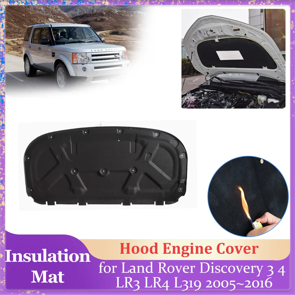Hood Insulation Pad for Land Rover Discovery 3 4 LR3 LR4 L319 2005~2016 Engine Cover Liner Cotton Soundproof Heat Mat Accessorie
Hood Insulation Pad for Land Rover Discovery 3 4 LR3 LR4 L319 2005~2016 Engine Cover Liner Cotton Soundproof Heat Mat Accessorie