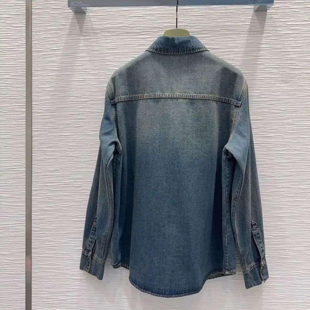 Women Clothes Early Spring Wear Denim Jacket Cotton Material Soft Material Fashionable Versatile Casual Style
Women Clothes Early Spring Wear Denim Jacket Cotton Material Soft Material Fashionable Versatile Casual Style