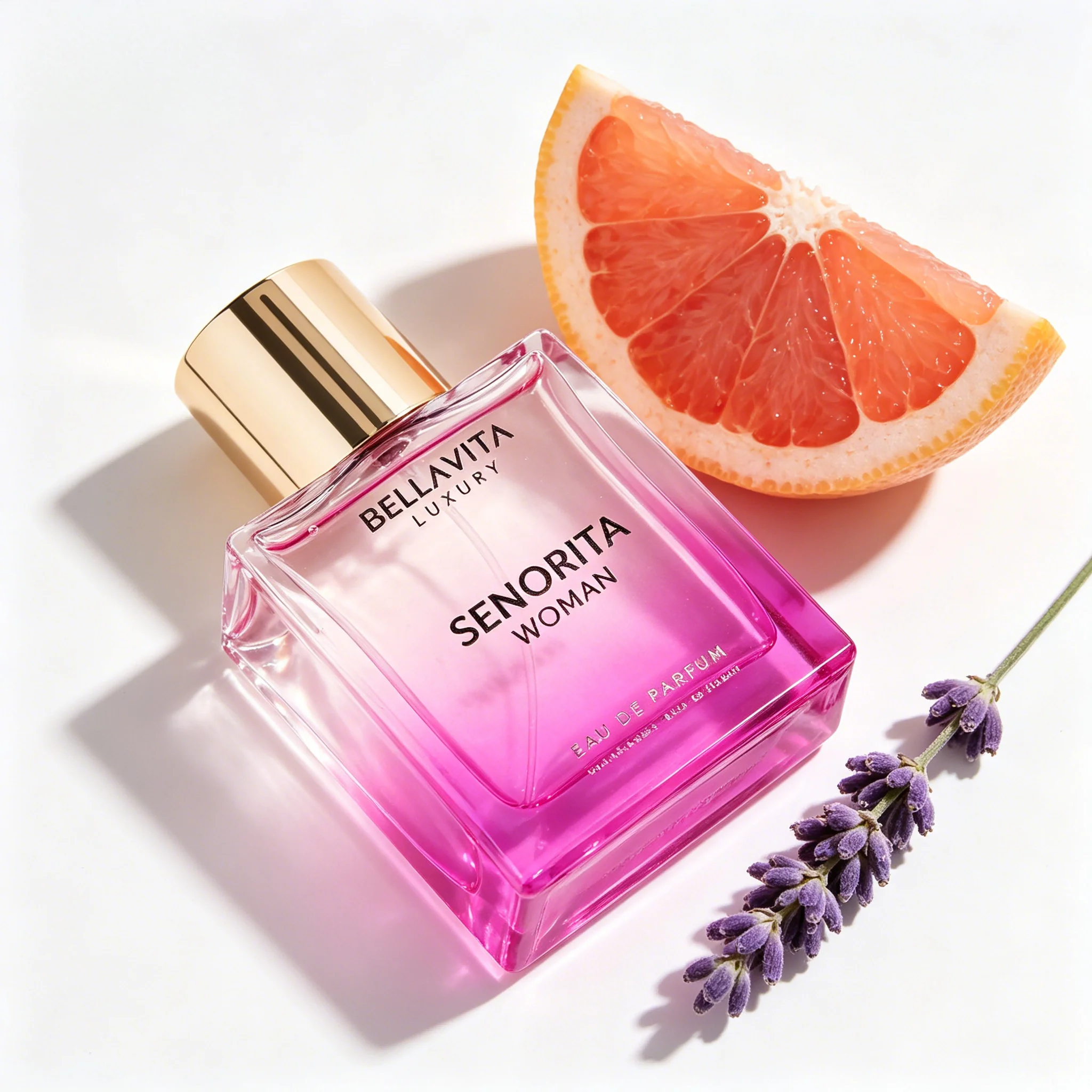 Senorita Eau de Parfum 100 ml (3.4 fl.oz.) Perfume for Women Fresh Floral, Yuzu, Peony, and Musk Notes Long Lasting Women's Fragrance Mother's day Fragrance
Senorita Eau de Parfum 100 ml (3.4 fl.oz.) Perfume for Women Fresh Floral, Yuzu, Peony, and Musk Notes Long Lasting Women's Fragrance Mother's day Fragrance