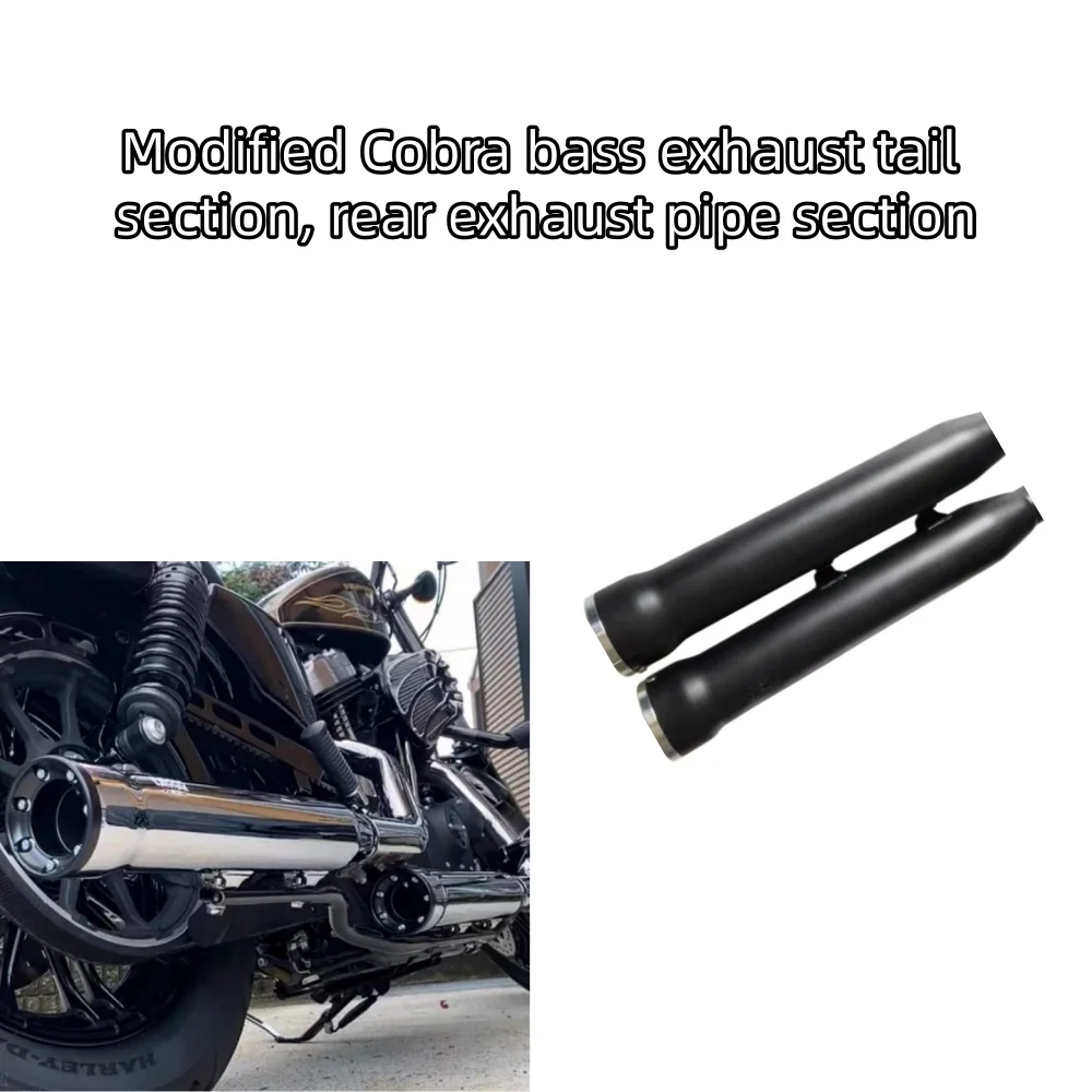 New Motorcycle Bass Cobra Exhaust Rear for 08-13 Harley XL883 1200 X48, Cobra14-23 Exhaust With Removable Muffler
New Motorcycle Bass Cobra Exhaust Rear for 08-13 Harley XL883 1200 X48, Cobra14-23 Exhaust With Removable Muffler