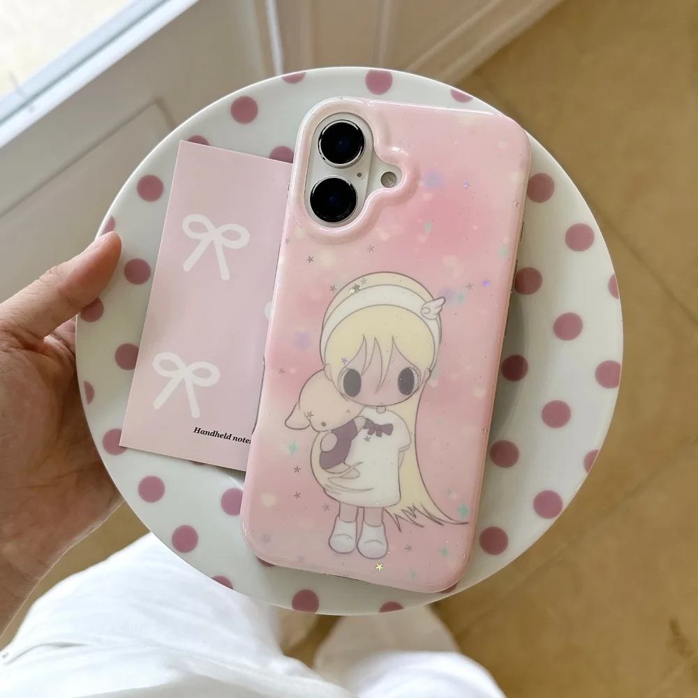 Kawaii Pink Glitter Cartoon Girls Phone Case for iPhone 17 Promax 16 Max 15Pro Cute Shockproof Case Sweet Gift for Girls Fashion
Kawaii Pink Glitter Cartoon Girls Phone Case for iPhone 17 Promax 16 Max 15Pro Cute Shockproof Case Sweet Gift for Girls Fashion