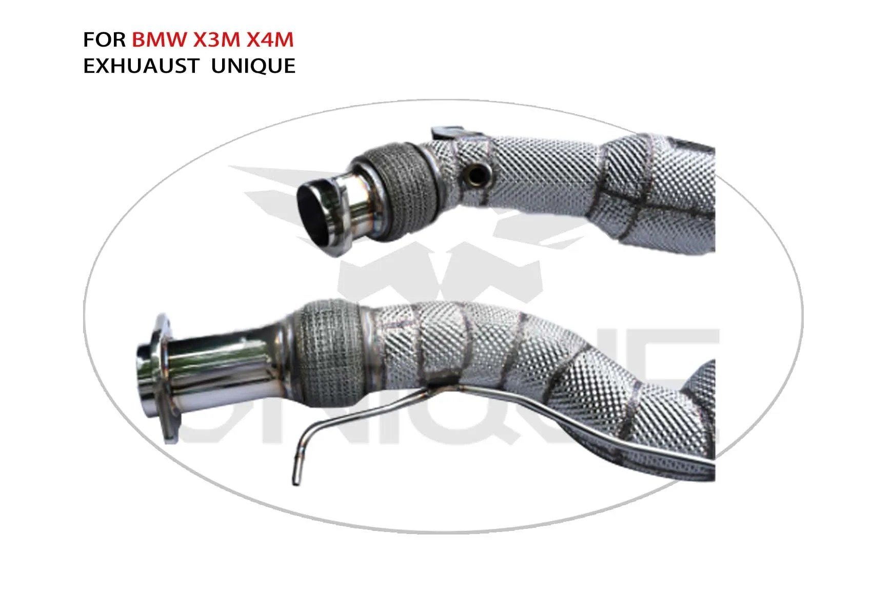 UNIQUE Car Accessories Exhaust System High Flow Performance Downpipe for BMW X3M X4M With Catalytic Converter
UNIQUE Car Accessories Exhaust System High Flow Performance Downpipe for BMW X3M X4M With Catalytic Converter