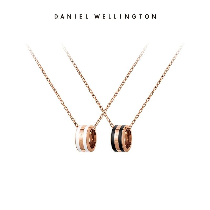 Daniel Wellington 2Pcs Luxury Rose Gold Enamel Pendant Necklace Set Elegant White Black Emalie Necklace Couple Jewelry Gift
Daniel Wellington 2Pcs Luxury Rose Gold Enamel Pendant Necklace Set Elegant White Black Emalie Necklace Couple Jewelry Gift