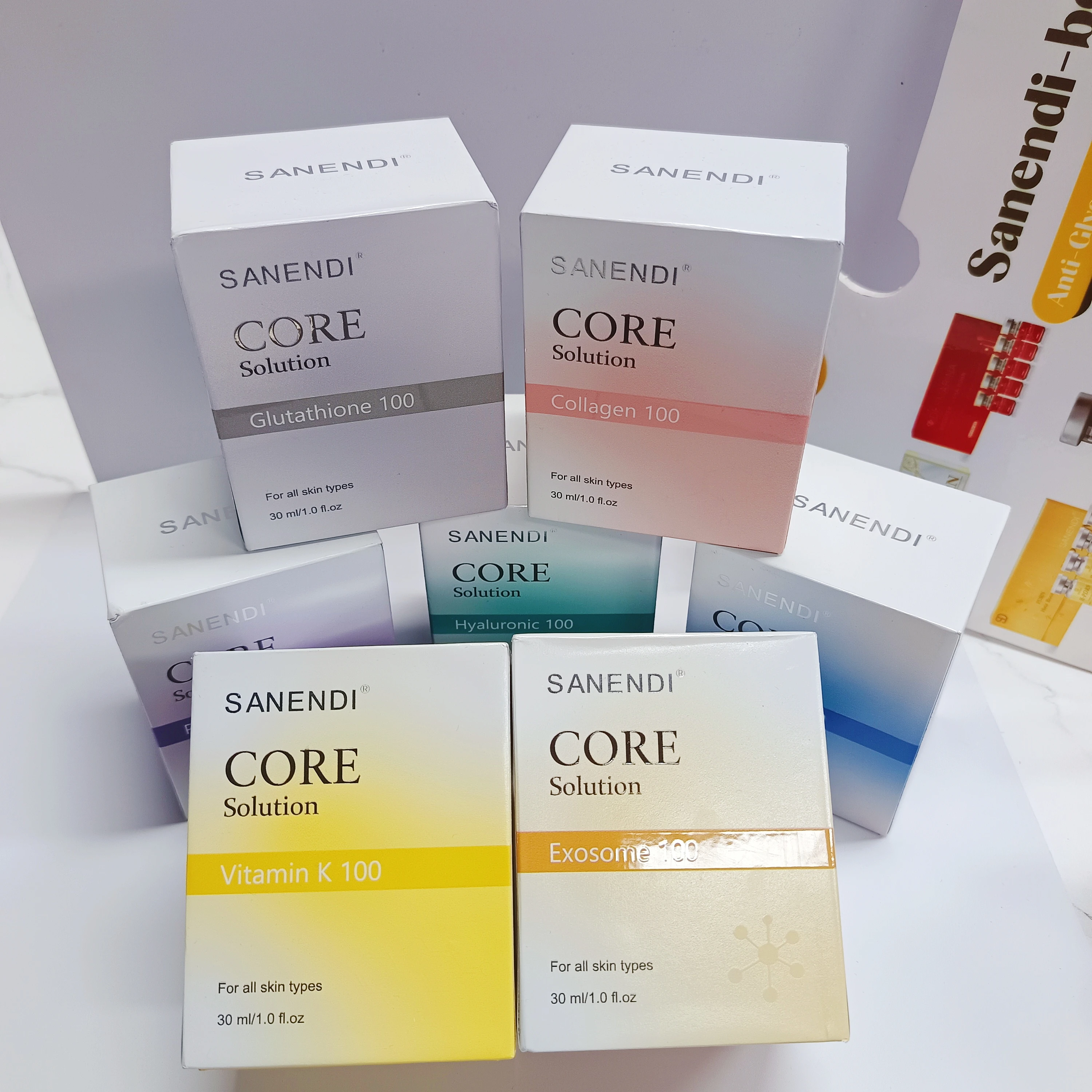 Корейский продукт для ухода за кожей Sanendi Витамин K GSH Увлажняющий и улучшающий цвет кожи Набор эссенций для лица для всех типов кожи 30 мл
Корейский продукт для ухода за кожей Sanendi Витамин K GSH Увлажняющий и улучшающий цвет кожи Набор эссенций для лица для всех типов кожи 30 мл