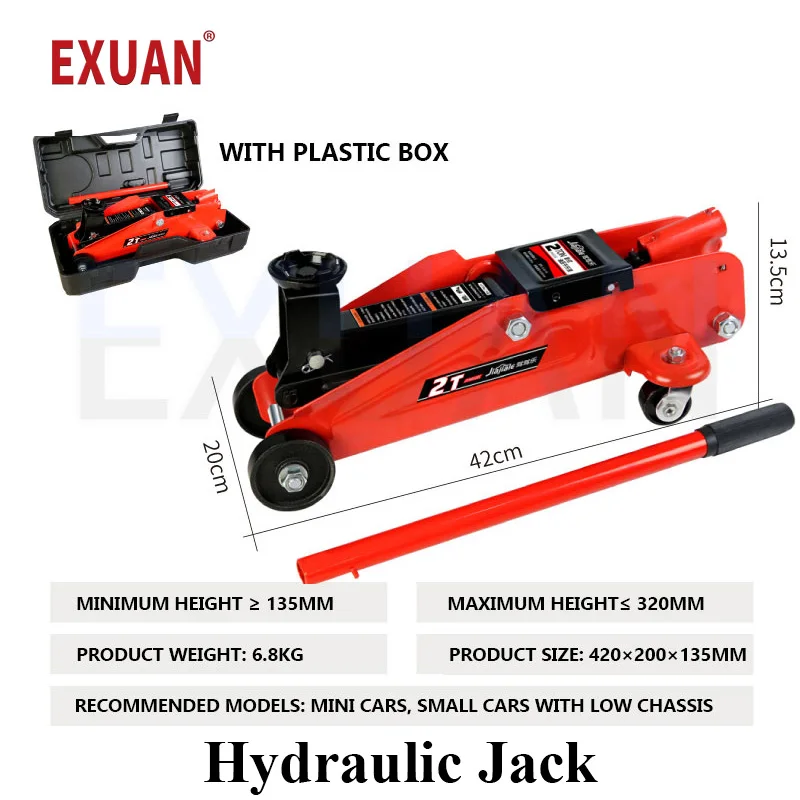 Vehicle Mounted Portable 1.5T/2T Low Horizontal Hydraulic Lifting Jack Wheel Frame Off-Road Vehicle Sedan Tire Repair Tool
Vehicle Mounted Portable 1.5T/2T Low Horizontal Hydraulic Lifting Jack Wheel Frame Off-Road Vehicle Sedan Tire Repair Tool