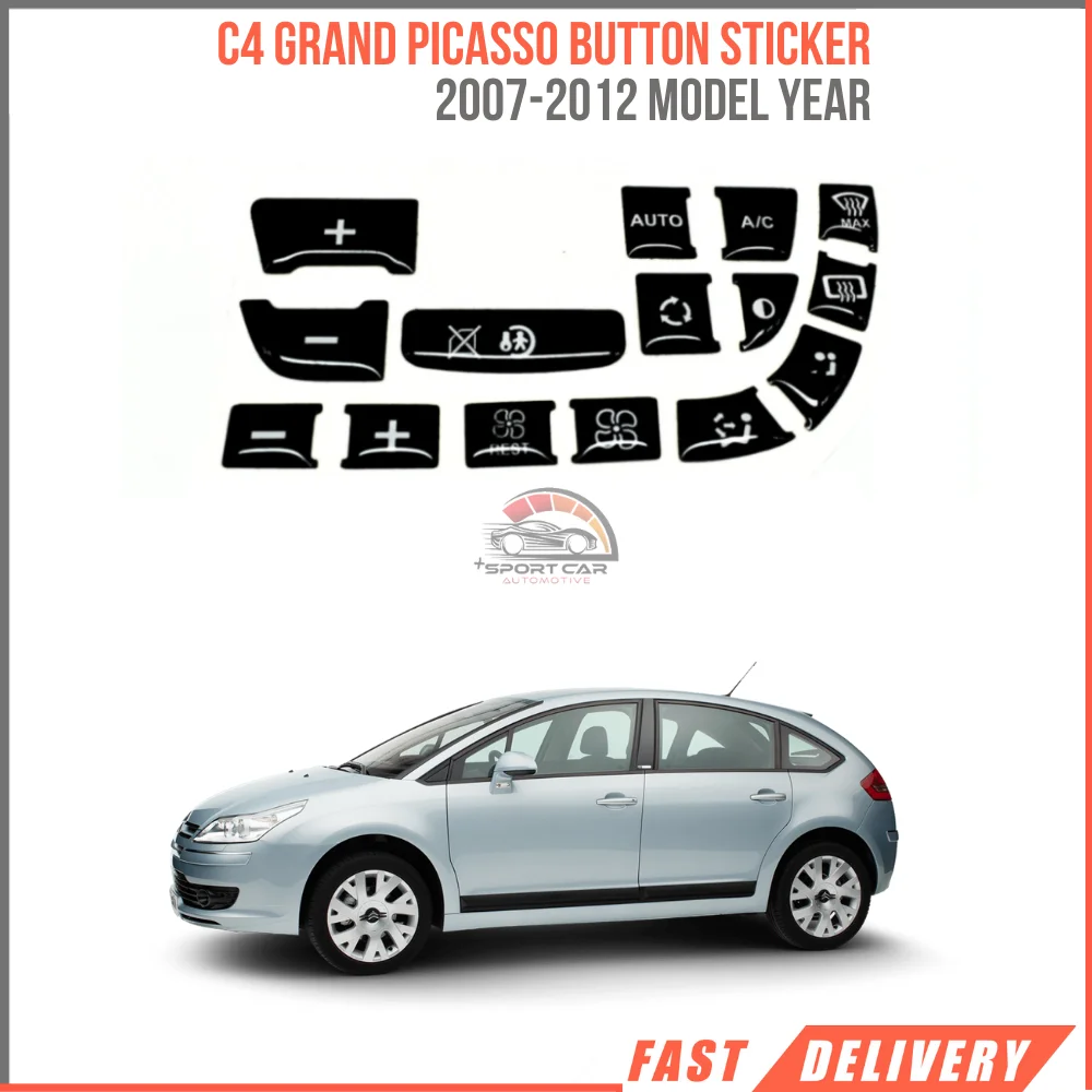 Button Sticker C4 Grand Picasso black color air condition control panel replacement Button Sticker Set 2007-2012 models
Button Sticker C4 Grand Picasso black color air condition control panel replacement Button Sticker Set 2007-2012 models