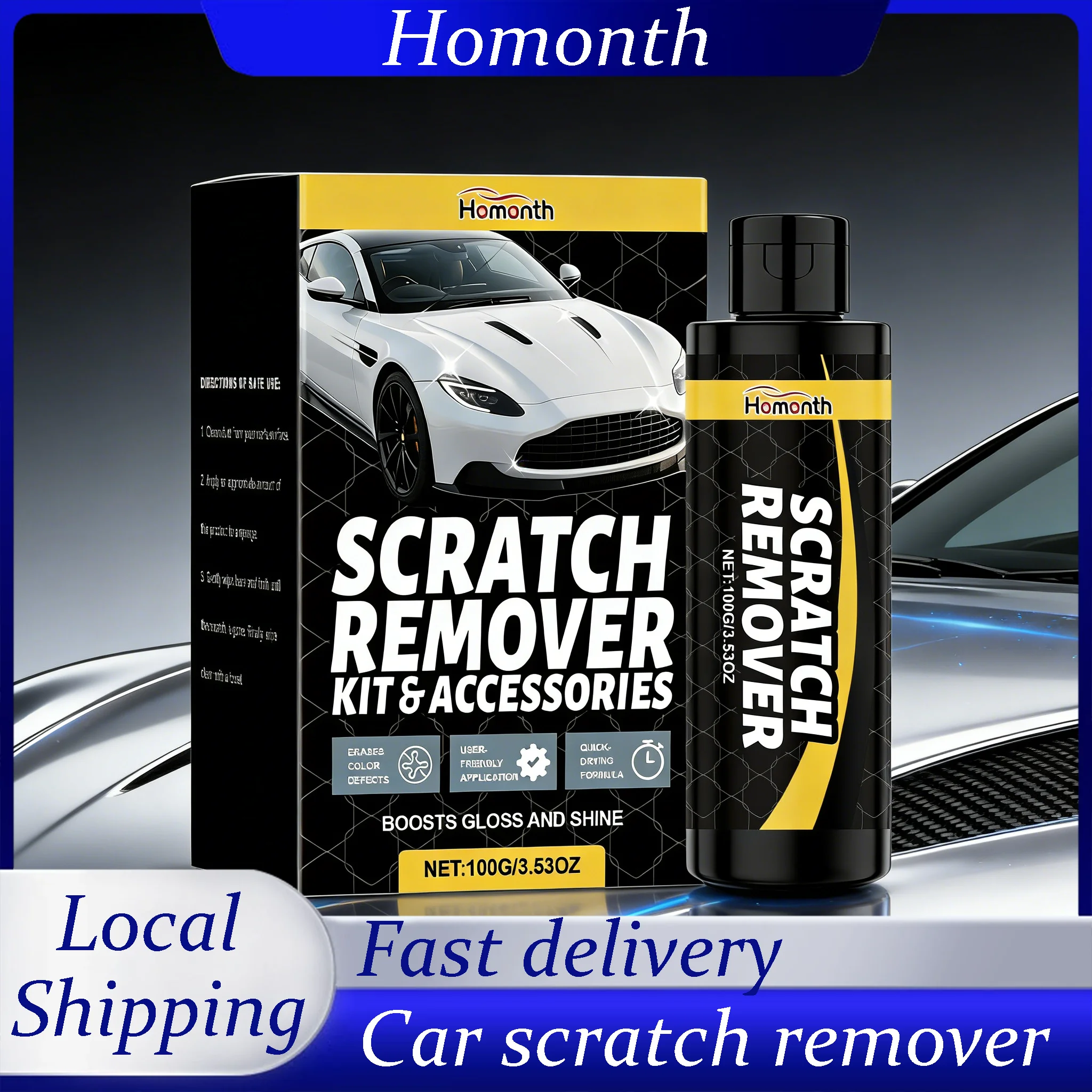 100 мл набор для удаления автомобильных царапин, ежедневная чистка, грязи, удаление маленьких царапин, ремонт трещин, восстановление блеска, средство для удаления царапин автомобиля
100 мл набор для удаления автомобильных царапин, ежедневная чистка, грязи, удаление маленьких царапин, ремонт трещин, восстановление блеска, средство для удаления царапин автомобиля