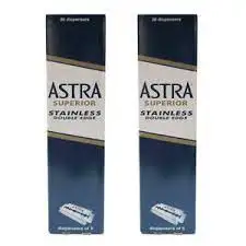 FOR SMOOTH SKIN WITH QUALITY SHAVING Astra Superior Stainless Double Edge Shaving Hair Razor Blue Pack X 400 Blade
FOR SMOOTH SKIN WITH QUALITY SHAVING Astra Superior Stainless Double Edge Shaving Hair Razor Blue Pack X 400 Blade