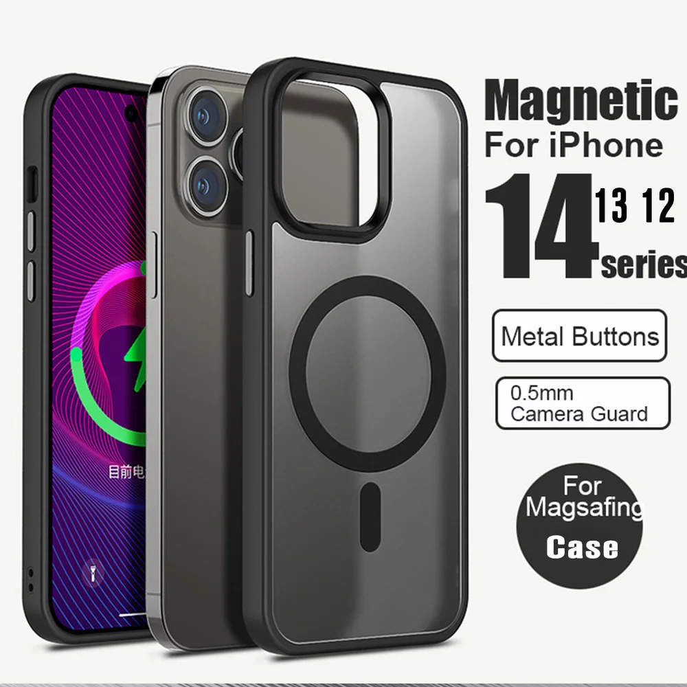 For IPhone 14 13 Pro max Magnetic Magsafe Phone Case For iPhon 12 Pro Max Silicone Shockproof Back Covers
For IPhone 14 13 Pro max Magnetic Magsafe Phone Case For iPhon 12 Pro Max Silicone Shockproof Back Covers