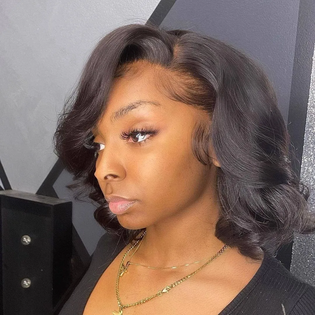 200 Density Body Wave Bob Wig Human Hair 4x4 Lace Front Wigs HD Lace Frontal Wigs Glueless Wigs Human Hair Pre Plucked Short Bob
200 Density Body Wave Bob Wig Human Hair 4x4 Lace Front Wigs HD Lace Frontal Wigs Glueless Wigs Human Hair Pre Plucked Short Bob