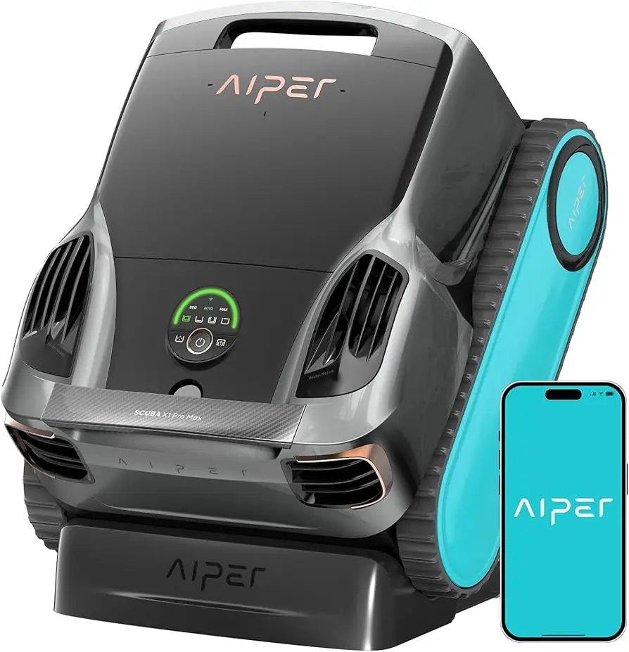 100% FAST SHIPPING AIPER Scuba X1 Pro Max Robotic Pool Cleaner, Cordless Pool Vacuum Robot(2026NEW)
100% FAST SHIPPING AIPER Scuba X1 Pro Max Robotic Pool Cleaner, Cordless Pool Vacuum Robot(2026NEW)
