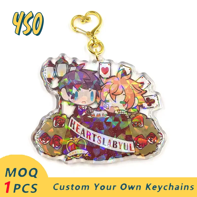 YSO Wholesale Keychain Acrylic Custom Delicacy Tide Pendant Holographic Cute Character Customized Animation Diamond Cutting
YSO Wholesale Keychain Acrylic Custom Delicacy Tide Pendant Holographic Cute Character Customized Animation Diamond Cutting