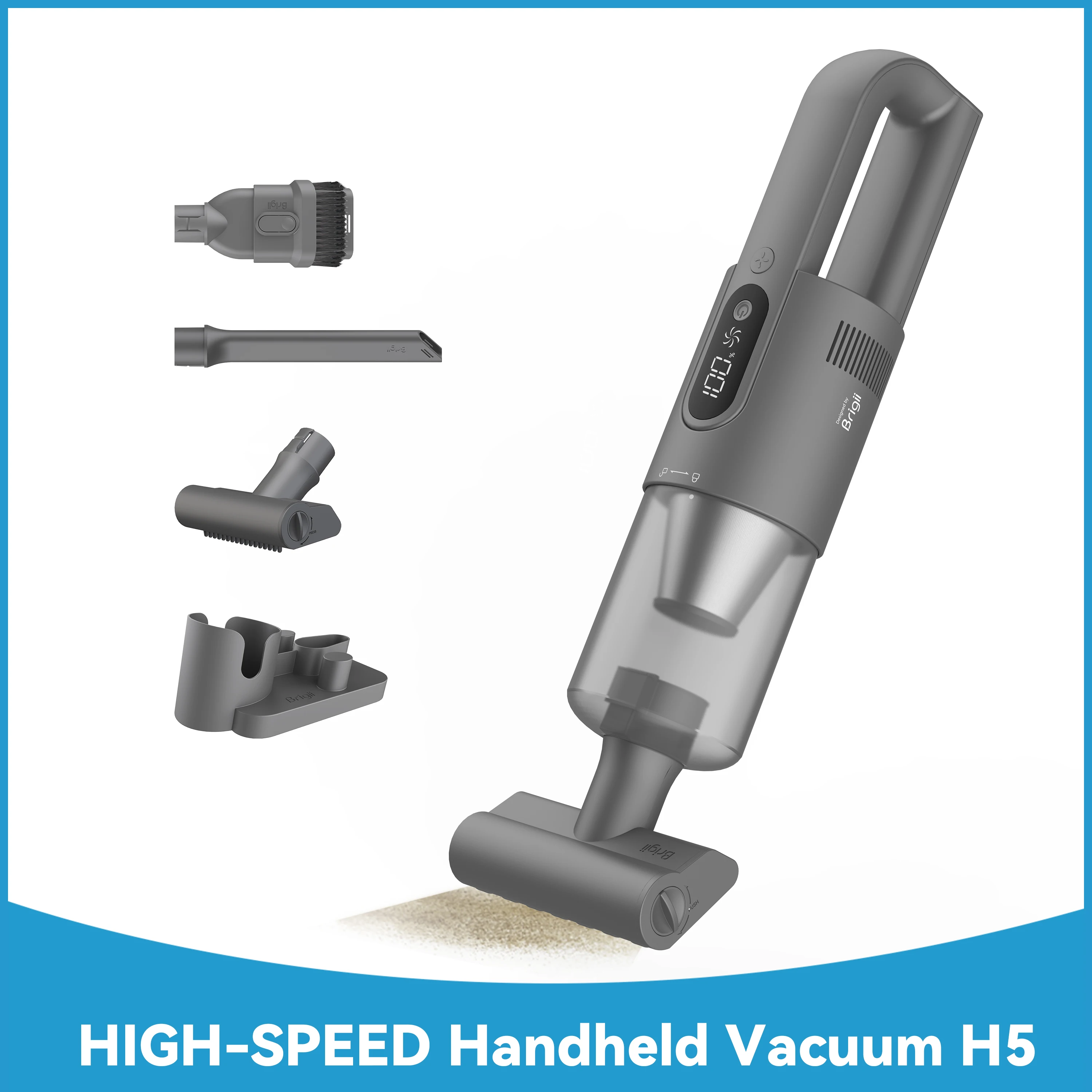 Brigii High-Speed Handheld Vacuum Cleaner,Car Vacuum Cordless with 18000Pa Powerful Suction; Two Power Modes
Brigii High-Speed Handheld Vacuum Cleaner,Car Vacuum Cordless with 18000Pa Powerful Suction; Two Power Modes