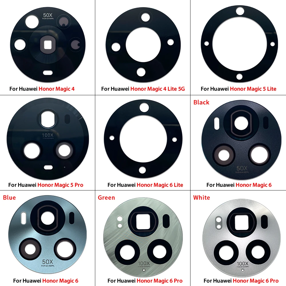 10 PCS Rear Back Camera Glass Lens For Honor Magic 4 Lite 5G Magic 5 Lite Magic 6 Lite Repair Parts
10 PCS Rear Back Camera Glass Lens For Honor Magic 4 Lite 5G Magic 5 Lite Magic 6 Lite Repair Parts