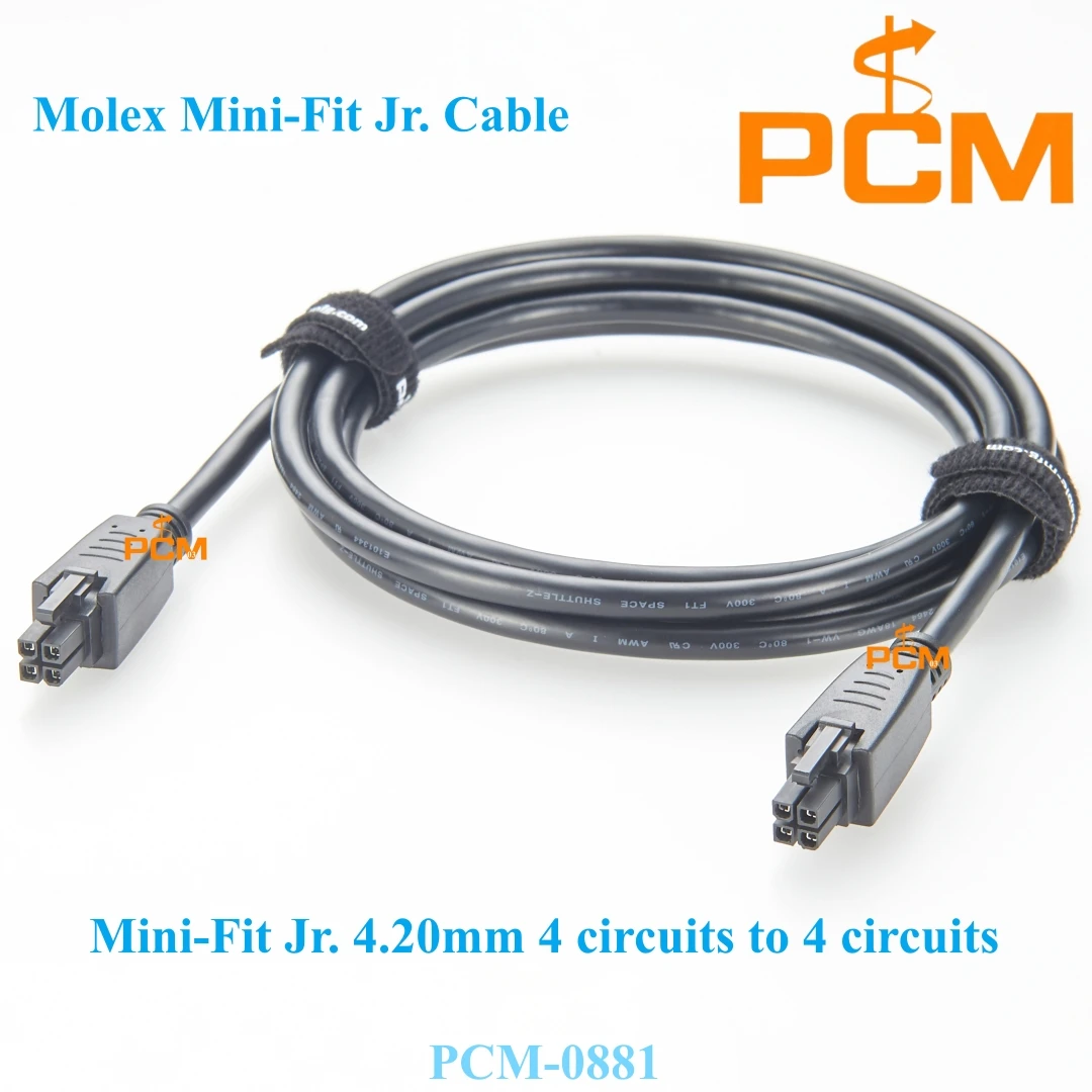 5 шт., 2 м, 4-контактные схемы Molex 39-01-2040, гнездовая розетка, разъем Mini-Fit Jr. Power Signal Cable в сборе 245135
5 шт., 2 м, 4-контактные схемы Molex 39-01-2040, гнездовая розетка, разъем Mini-Fit Jr. Power Signal Cable в сборе 245135