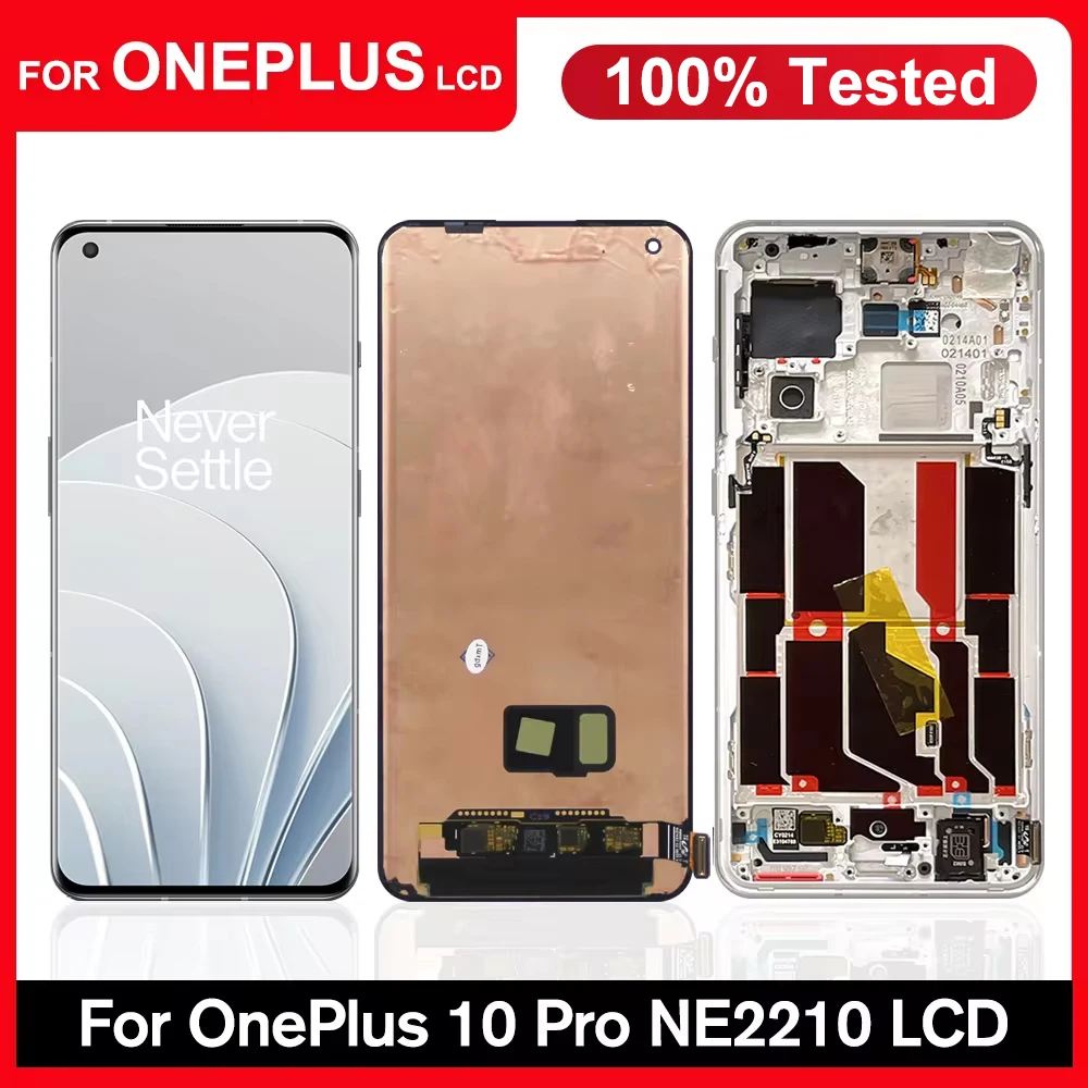 6.7" Super AMOLED For oneplus 10 Pro LCD Display Touch Screen Digitizer Assembly Replacement Screen 1+10 Pro NE2210 NE2211 LCD
6.7" Super AMOLED For oneplus 10 Pro LCD Display Touch Screen Digitizer Assembly Replacement Screen 1+10 Pro NE2210 NE2211 LCD