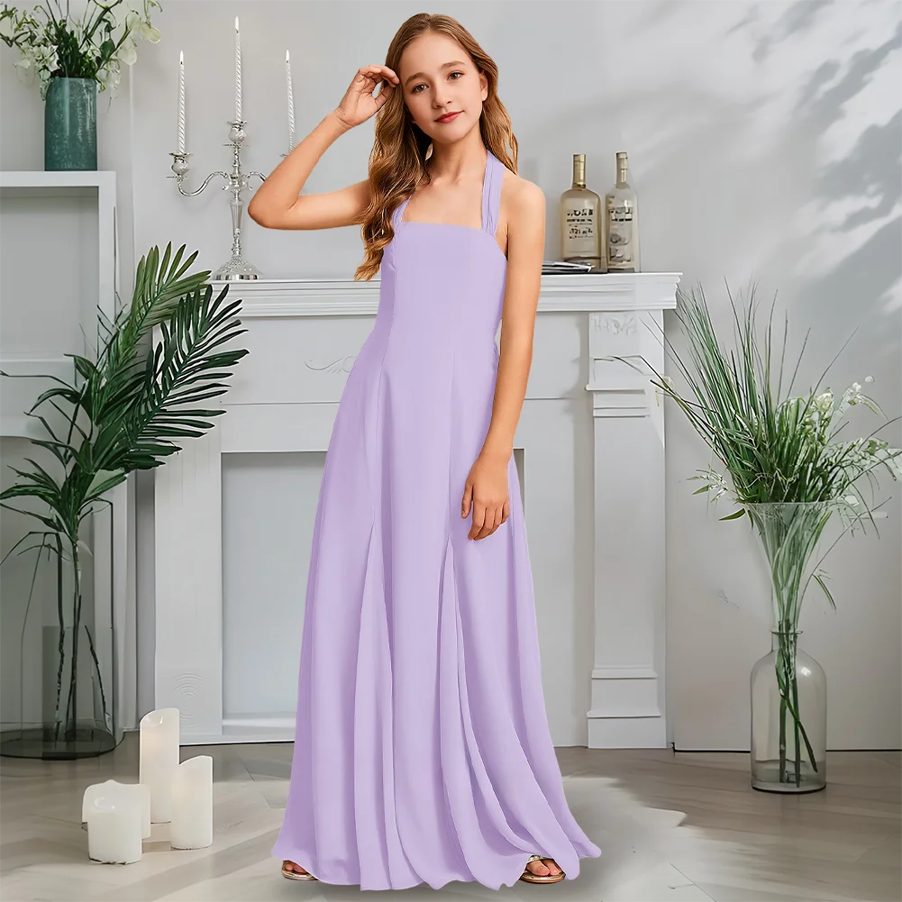 Luxurious A-Line Junior Bridesmaid Dress Misty Celadon Flower Girl Dress Square Neck Chiffon Floor-Length Garden Gala Wedding
Luxurious A-Line Junior Bridesmaid Dress Misty Celadon Flower Girl Dress Square Neck Chiffon Floor-Length Garden Gala Wedding