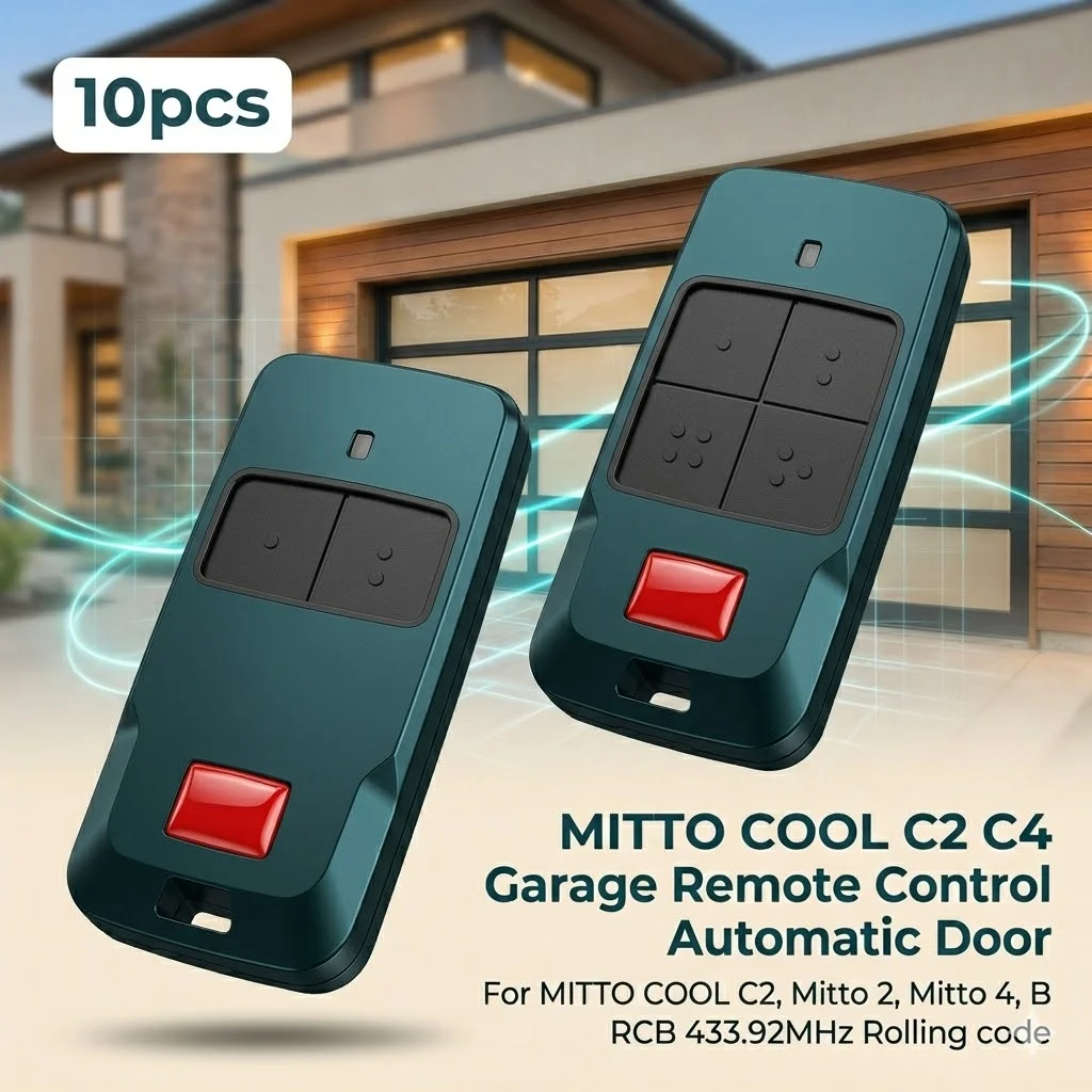 MITTO COOL C2 C4 Garage Remote Control Automatic Door For MITTO COOL C2, Mitto 2, Mitto 4, B RCB 433.92MHz Rolling code
MITTO COOL C2 C4 Garage Remote Control Automatic Door For MITTO COOL C2, Mitto 2, Mitto 4, B RCB 433.92MHz Rolling code