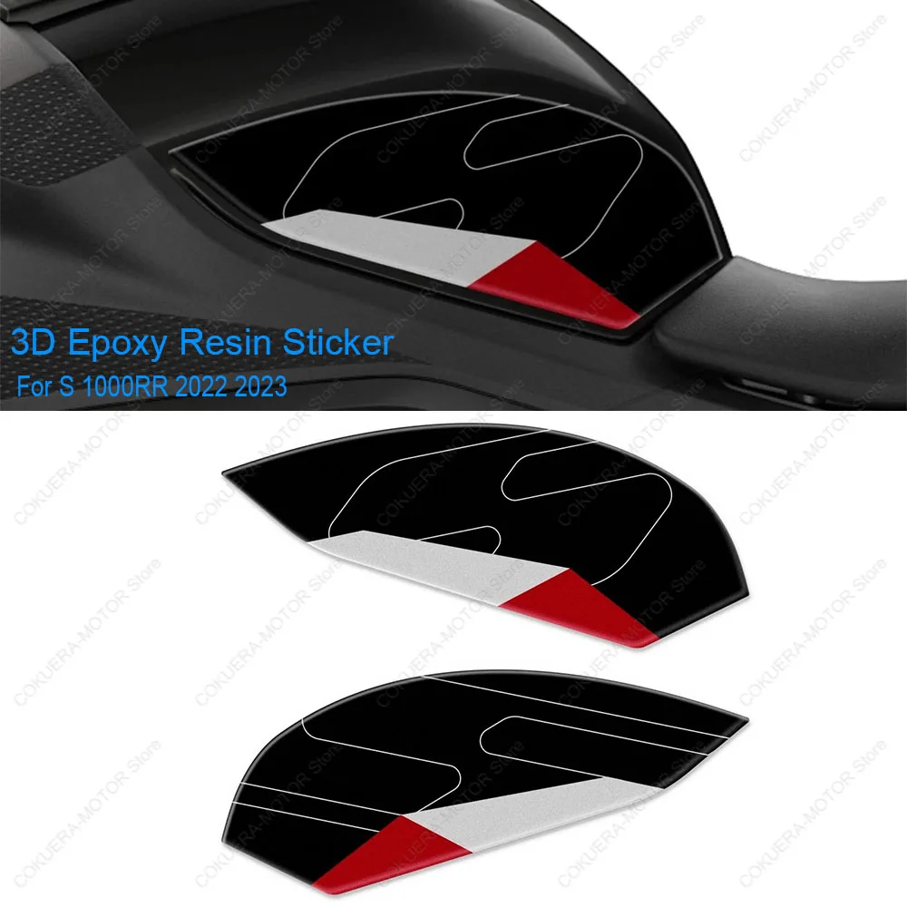 Motorcycle Fuel tank side sticker for S1000RR S 1000 RR 2022-2023 Black Storm Stickers 3D Guards Tank Epoxy Resin Sticker 
Motorcycle Fuel tank side sticker for S1000RR S 1000 RR 2022-2023 Black Storm Stickers 3D Guards Tank Epoxy Resin Sticker